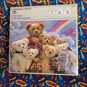 ⚡️1986 Some Bear Over The Rainbow 1000 Piece Puzzle⚡️